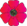 Symbol Blütenfarbe rot / rosa